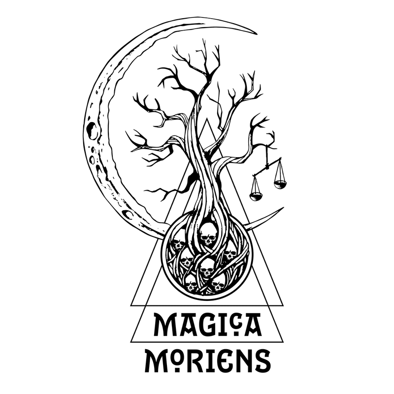 Illustration: Logotyp till lajvet Magica Moriens